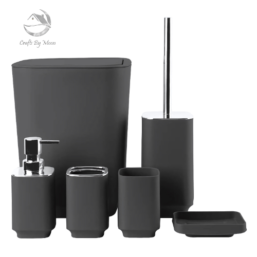 Modern Bathroom Accessory Set