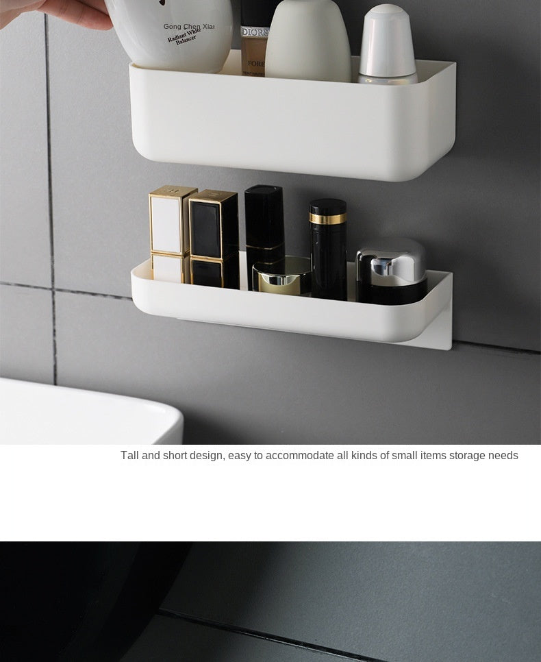 Bathroom Shelf Wall Shelves Shelf Plastic White Bathroom Corner Shelf Wall Mounted White Simple Kitchen Storage Holder