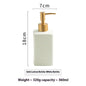 Nordic Ceramic Soap Dispenser Square Lotion Bottle Shampoo Conditioner Sub Bottle Shower Gel Bottle Bathroom Accessories