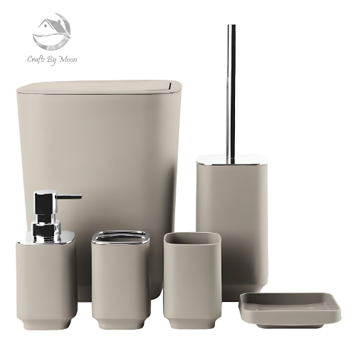 Modern Bathroom Accessory Set